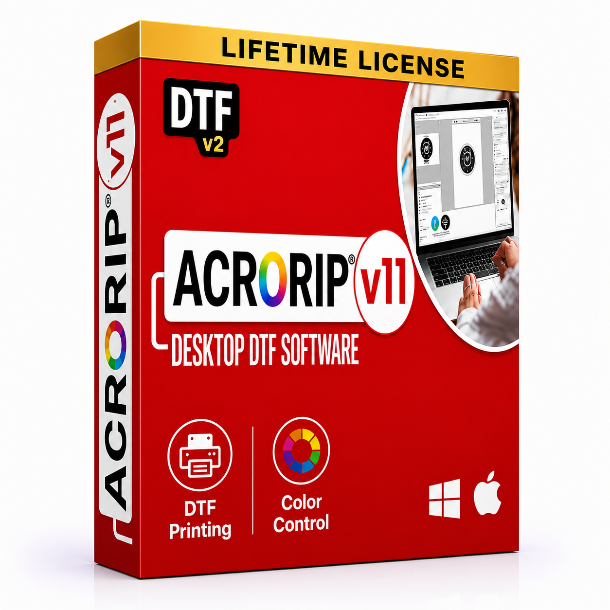 Professional DTF Printing Bundle | AcroRIP v11.2 + Digital Factory 10 + FlexiSIGN 22 | Lifetime License